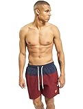 Urban Classics Herren Badehose Block Swim Shorts nvy/burgundy M