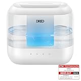 Dreo Luftbefeuchter für Schlafzimmer, Top Fill 4L Supersized Cool Mist Humidifier mit Öl-Diffusor und Nachtlicht, 32H Laufzeit, Leise Ultraschall-Luftbefeuchter für Baby-Kinderzimmer und Pflanzen