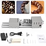 Mini Drehmaschine 96W 220V 4000-9000U/min präzise Drehbank metall Feindrehmaschine Perlen Maschine Lathe kleine Poliermaschine Mini-Beads Miniatur-Drehmaschine Holzdrehmaschine DIY Holzbearbeitung