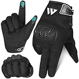 WFX Motorradhandschuhe, atmungsaktives Mesh, schützende Motorradhandschuhe, Vollfinger-Touchscreen, MTB-Reiten, BMX, ATV, Radfahren, Straßenrennen, Klettern, Motocross-Rennen für Männer