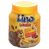 Podravka Lino Lada Duo Haselnuss-Creme, Feiner Brotaufstrich aus Haselnüssen und Kakao, (1 x 400 g)