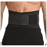 GTOULHH Bauchgürtel Rückenbandage For Damen Und Herren Unter Der Kleidung, Untere Lendenwirbelstütze Zur Verbesserung Der Körperhaltung Bauchweg(XL)