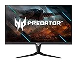 Acer Predator XB323UGP Gaming Monitor 32 Zoll (81 cm Bildschirm) WQHD, 170Hz DP, 144Hz HDMI, 1ms (G2G), 2xHDMI 2.0, DP 1.2a, höhenverstellbar, GSync Compatible, AdaptiveSync, Schwarz