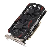 VBESTLIFE RX-580-Grafikkarte, 8 GB GDDR5 256BIT Low Noise Desktop-PC-Gaming-Grafikkarte, PCIE 3.0 16X, Dualer Lüfter, Unterstützt DirectX 12