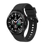 Samsung Galaxy Watch4 Classic, Runde LTE Smartwatch, Wear OS, drehbare Lünette, Fitnessuhr, Fitness-Tracker, 46 mm, Black inkl. 36 Monate Herstellergarantie [Exkl. bei Amazon]