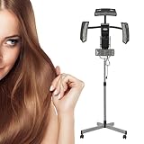 Susoso Friseur-Heizung, 650W Salon Haartrockner mit Flexible Lampenkopfschläuche Trockenhaube Temperatur 40-70 ℃ für Trocknung Schwarz