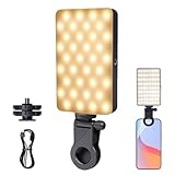 Selfie-Licht, 60 LEDs, tragbares Selfie-Licht, Videokonferenz-Beleuchtung, Foto-Beleuchtung mit 3 Modi für Laptop, Make-up, Nacht-Vlogger, Reisen, Webcam-Fotografie