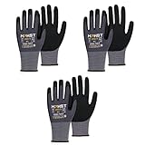 Arbeitshandschuhe - HPHST SF001TS Handschuhe 3 Paar Montagehandschuhe für Damen und Herren Gloves Ergonomisches Design Smart Touch Gartenhandschuhe Größe 7/S