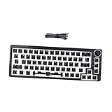 Lurrose 1Satz Mechanisches Tastatur DIY Kit Kabelgebundenes RGB Tastaturgehäuse mit Hot Swap Funktion Anpassung für PC Gaming Zubehör Ergonomisches Design