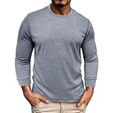 Unterhemden Herren, Compression Shirt T Shirt Herren Weiß Lustige T Shirts Gym Shirt Herren Shirt Herren T-Shirt Herren Weiße Shirts Men's Activewear Shirts & Tees Weiße T-Shirts Gray,L