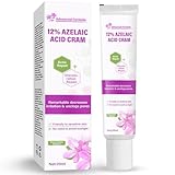 Creme Azelainsäure, Wirksame Rosacea Gesichtspflege, Enthält Salicylsäure, Behandelt Akne und Pickel, Verbessert den Matten Teint