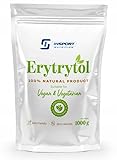 INSPORT Nutrition - Erythritol - Natürliches Produkt - Vegan - Ohne Zusatzstoffe - Die ketogene Diät - 0 Kalorien - Auslaufsichere Verpackung mit Reißverschluss - 1kg
