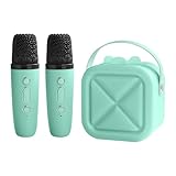 Karaoke-Maschine für Kinder - Karaoke-Maschine mit Mikrofonen, kabellose Karaoke-Maschine für Kinder, Girl Girls Entertainment für Freunde der Familie tragbar für die Interaktion der am