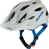 ALPINA Unisex Jugend Carapax JR. Fahrradhelm, Smoke-Grey Blue matt, 51-56