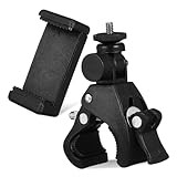 NUOBESTY 1Satz Mikrofonständer Telefonhalterung Universelle Mikrofonklemme Für Musiker Kompatibel Mit Verschiedenen Mikrofonständern Fahrradlenkern Stabile