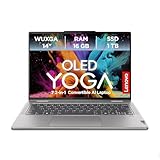 Lenovo Yoga 7 2-in-1 Convertible AI Laptop | 14' WUXGA Display | AMD Ryzen 7 8840HS | 16GB RAM | 1TB SSD | AMD Radeon 780M Grafik | Windows 11 Home | QWERTZ | grau | 3 Monate Premium Care