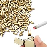 HORREX Universalfeuerstein 300 Stück Gold Feuerzeug Benzin Gas Feuerstein Clipper Feuerzeug Zündsteine