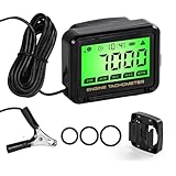 Drehzahlmesser Motorsäge Benzinmotor Rasenmäher Clip-drehzahlmesser Wartung Messgerät Kettensäge RPM Tachometer Grüne Hintergrundbeleuchtung Traktorgenerator Digitaler Induktiver Drehzahlmesser