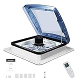 Brolteja Belüftung für Wohnmobil,RV Dachventilator 12V Dachlüfter Reversibler Abluftventilator mit 10 Geschwindigkeitsstufen,für RV, Wohnmobil und Wohnwagen,für Wohnmobil Dachventilator 40x40cm
