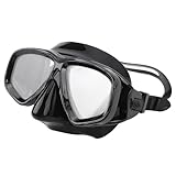 Tauch-Nasenschutz, Weiches Silikon, Universelle, Hochtransparente Schwimmbrille, Schwarz, für Wasseraktivitäten