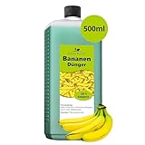 Konfitee Bananen Dünger Flora Boost 500ml I Für bis zu 100L Gießwasser I Obstbaum Dünger für Bananenpflanze I Flüssiger Blatt- & Wurzeldünger I 100% natürlicher Pflanzendünger