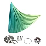 Yoga Hängematte Set, Aerial Yoga Swing Air Fliegen, Nestschaukel, Schaukel Hammock Swing 150 Kg Max. Tragfähigkeit Mit Beschläge, Anti-Gravity-Übungen Für Kinder Und Erwachsene