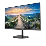 AOC Q24V4EA - 24 Zoll QHD Monitor, AdaptiveSync (2560x1440, 75 Hz, HDMI, DisplayPort) schwarz