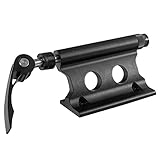 AID 1 x Fahrrad-Frontgabel mit Schnellverschluss, fester Clip, Gepäckträger, Auto, SUV, modifiziertes Parkgestell, Artikel, Lagerregal (schwarz)