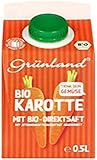 Grünland Bio Karotten Saft, 0,5 l