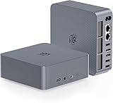 Beelink EQR5 Mini PC, AMD Ryzen 5 5650U (6C/12T) bis zu 4,2 GHz, Mini Computer, 32GB DDR4 RAM 1TB NVME SSD, 4K Dual Display, Dual HDMI, Dual 1000M LAN, Mini Gaming PC Win11 WiFi6 BT5.2