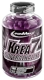 IronMaxx Krea7 Superalkaline Kreatin Tabletten - 180 Stück | hochdosierte 7-Komponenten-Formel | zuckerfrei