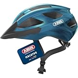 ABUS 87242 Fahrradhelm, Blau (Steel Blue), S (51-55 cm)