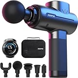 Massagepistole Massage Gun, RENPHO Massagepistole bis zu 3200U/min Massagegerät mit 2500mAh Akku und USB C Ladeanschluss zur Muskel Massage Entspannen, Schwarz