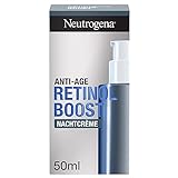 Neutrogena Retinol Boost Nachtcreme (50ml), & schnell einziehende & Anti-Age Gesichtspflege Creme mit Retinol,Myrtenblatt-Extrakt & Hyaluronsäure, Gesichtscreme für jünger & gesund aussehende Haut