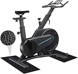 Stoßfeste Bodenschutzmatte für Laufbänder, 6 mm Dicke Anti-Rutsch Laufband Matte, 2 Stück 28x70cm Unterlegmatte für Fitnessgeräte PVC Bodenmatte Unter Laufband, Fahrradmatte, für Sportgeräte Home Gym
