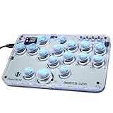 Sehawei Arcade Fight Stick 16Keys All-Button Gamerfinger mit Custom RGB & Turbo Functions,Arcade Controller Street Fight für PC/Ps3/Ps4/Switch/Steam Game Keyboard-Supports Hot Swap & SOCD (G16)