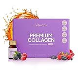 natu.care - Kollagen Trinkampullen Peptide – Fischkollagen 10000 mg – Premium Collagen Drink - Kolagen 15 Shot - Vitamin C - Trinkfläschchen Waldbeeren - Vegan - Hochdosiert