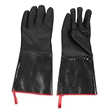 WHAMVOX Hitzehandschuhe Neopren Hitzebeständig bis BBQ Grillhandschuhe Küchenhandschuhe für Outdoor Camping Ofen Mikrowelle Schutz bei Hohen Temperaturen