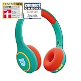 tigermedia tigerbuddies Kinderkopfhörer grün on-Ear Bluethooth AUX Lautstärkebegrenzung Stereo Sound Premium-Qualität perfekt für tigerbox, 145x191.5x76.5mm