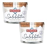 Bad Reichenhaller Salzblüten 2 x 100g Fleur de Sel der Alpen | Salz handgeschöpft und naturbelassen, reinste Qualität feiner Geschmack, Kristallstruktur hochwertiges Premiumsalz für Gourmets