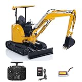 wheelfun LESU PC30 B0003 Upgraded Ver 1/14 RC Hydraulikbagger Metall Funkferngesteuerter Bagger Modell Frsky X14 Funk Sound Licht Akku