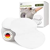 O³ Achselpads Damen und Herren 100 Stück (50 Paar), Zuschneidbare Pads gegen Schweißflecken, Schweißpads Achseln, Achselschweiß Pads gegen Schwitzen, Geruchslose Underarm Pads Sweat