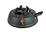 Krinner GmbH Comfort Grip M Christbaumständer Weihnachtsbaumständer inkl. Fußpedal Einseiltechnik mit 3,5 Liter Wassertank für Baumhöhe bis 2,5m Made IN Germany 94225, Kunststoff, Grün, 36 cm
