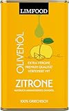 Limfood | 250ml Olivenöl & Zitrone, Zitronenöl, aromatisiert aus Griechenland, natives Olivenöl extra aus Korinth in Peloponnes verfeinert mit Zitrone (Lemon)