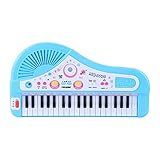 Elektronisches Kinder-Keyboard mit Mikrofon 37 Tasten Klavier Bildungsinstrument Spielzeug Klavier für Kinder