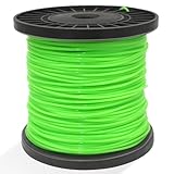 Zeqeey Universelle Nylon Mähfaden Trimmerfaden 2mm x 150m Rasentrimmerfaden Grass Trimmer Line 0,08 Zoll Nylonschnur