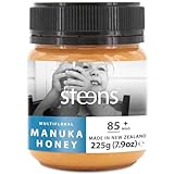 Steens Manuka Honey MGO 85+ - ein roher 100% zertifizierter multifloraler Manuka Honig - abgefüllt und versiegelt in Neuseeland - 225 g