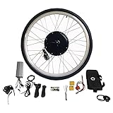 FortyFor 28 Zoll E-Bike Umbausatz mit LCD Display, 36V 500W Elektro-Fahrrad Conversion Kit Motor Elektrofahrrad Umbausatz für Hinterrad