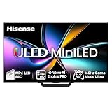 Hisense 85U7Q Pro Fernseher 85 Zoll, 4K Mini LED, Smart TV, Hi-View AI Engine Pro, 165Hz Game Mode Ultra, FreeSync Premium Pro, 2.1.2 ch. Surround Sound, Dolby Vision IQ Atmos, Sprachsteuerung [2025]