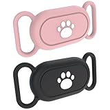 2PCS Katzen GPS Tracker Halsband Kompatibel Mit Samsung Galaxy Smarttag 2,GPS Katzenhalsband Smarttag 2 Hülle,Hundemarke Silikon Smart Tag 2 Hülle,Kratzfest,Wasserdicht,für Kinder Hund Katzen